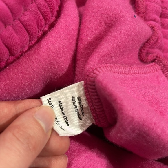 Chezev Kajiri Half-Zip Relaxed Sweatshirt Festival Fuchsia - Picture 9 of 9